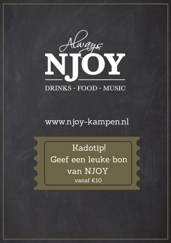 NJOY cadeaubon – leuk als geschenk vanaf €10