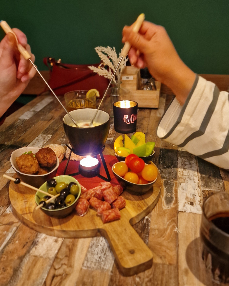 kaasfondue NJOY Kampen winter borrel centrum