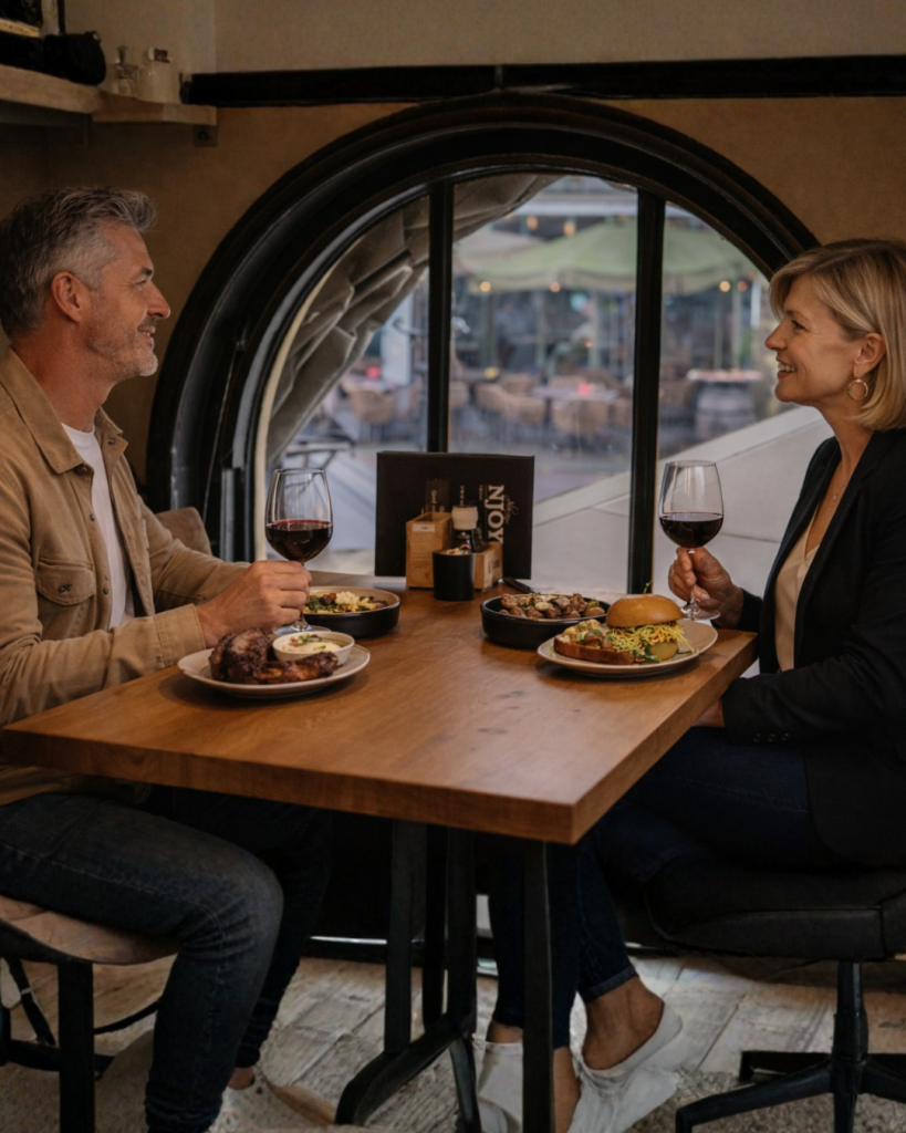 Stel geniet van bourgondisch diner bij restaurant NJOY Kampen tijdens paasweekend